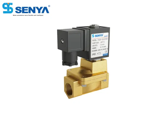 Senya Pneumatic 1/4 Inch NPT 12V/24V/110V/220V Brass Electric Solenoid Valve PU225